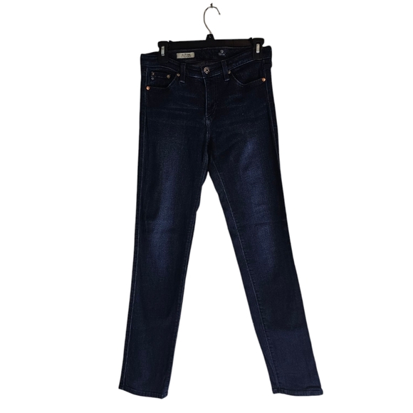 Ag Adriano Goldschmied The Prima Mid Rise Cigarette Blue Jeans 28 Preowned - Picture 1 of 8
